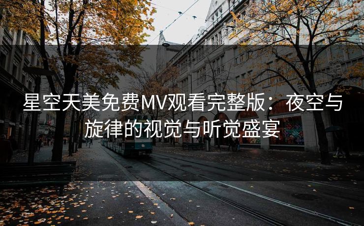 星空天美免费MV观看完整版：夜空与旋律的视觉与听觉盛宴